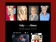Tablet Screenshot of kellyalbano.com